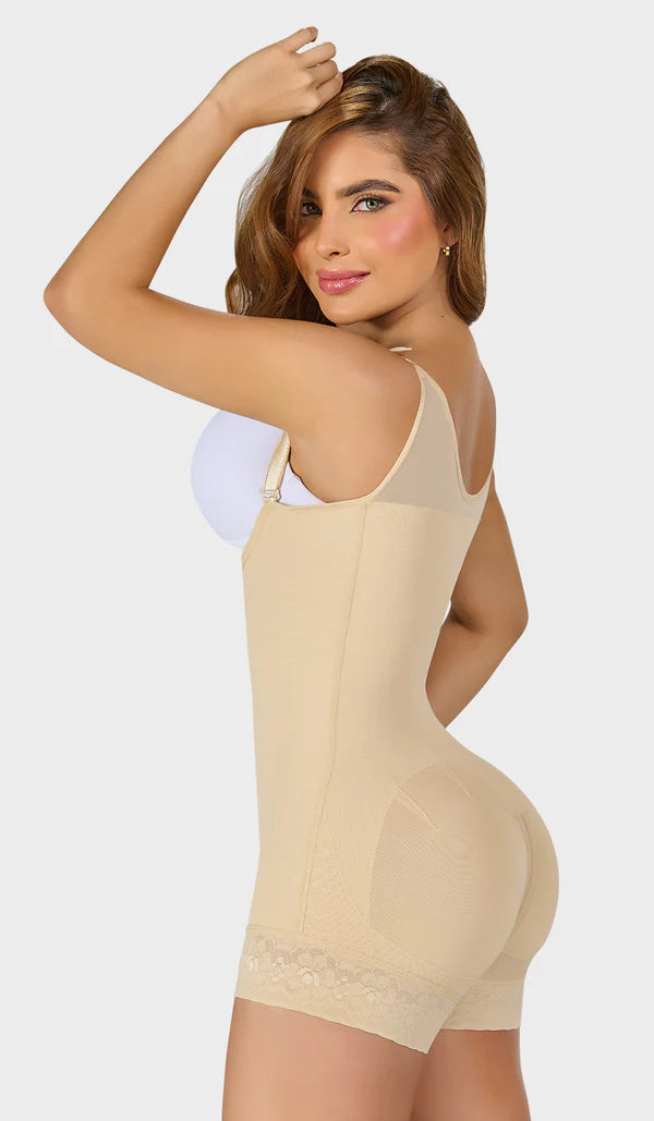 F-0048- Faja extracorta moldeadora con espalda cubierta
