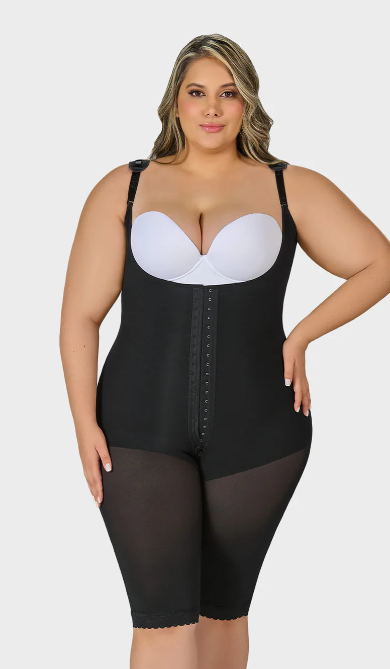 F-0078- Faja larga con refuerzo abdominal