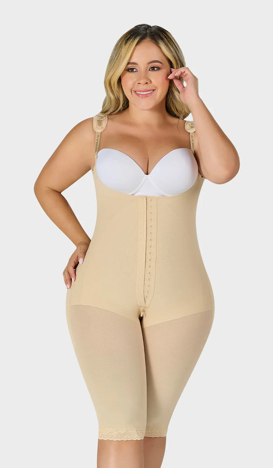 F-0078- Faja larga con refuerzo abdominal